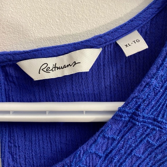 Flowy Blue Tank Top - Picture 4 of 4